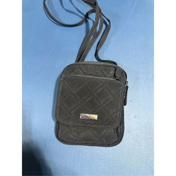 Vera Bradley Mini Hipster Cross Body Classic Black One Size - Picture 1 of 6